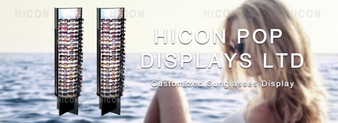 구매자 마케팅 색안경 전시 상업적인 나무로 되는 Sunglass 진열대