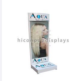 중국 머리 연장과 부속품을 위한 소매점 광고 지면 머리 진열대 협력 업체