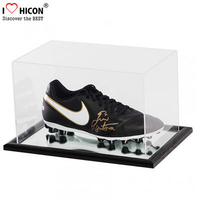 중국 Dustproof Custom Clear Acrylic Football Sneaker Shoes Display Case 협력 업체